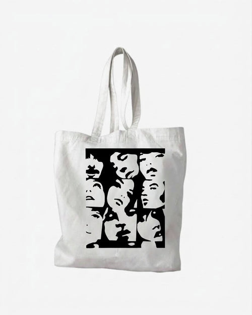 Faces tote in black